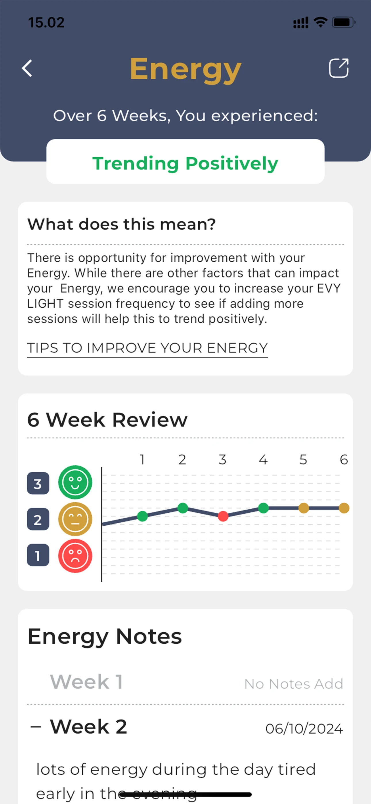 EVY INSIGHT screenshot